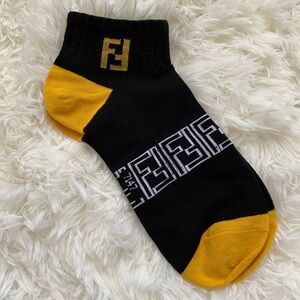 Luxury Fendi Ankle Socks